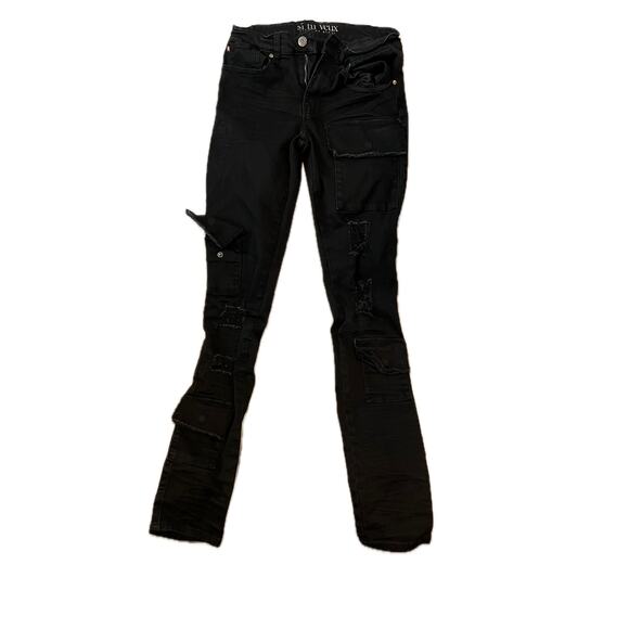 si tu veux serge de nimes Skinny Distressed Jeans Mens 28x32